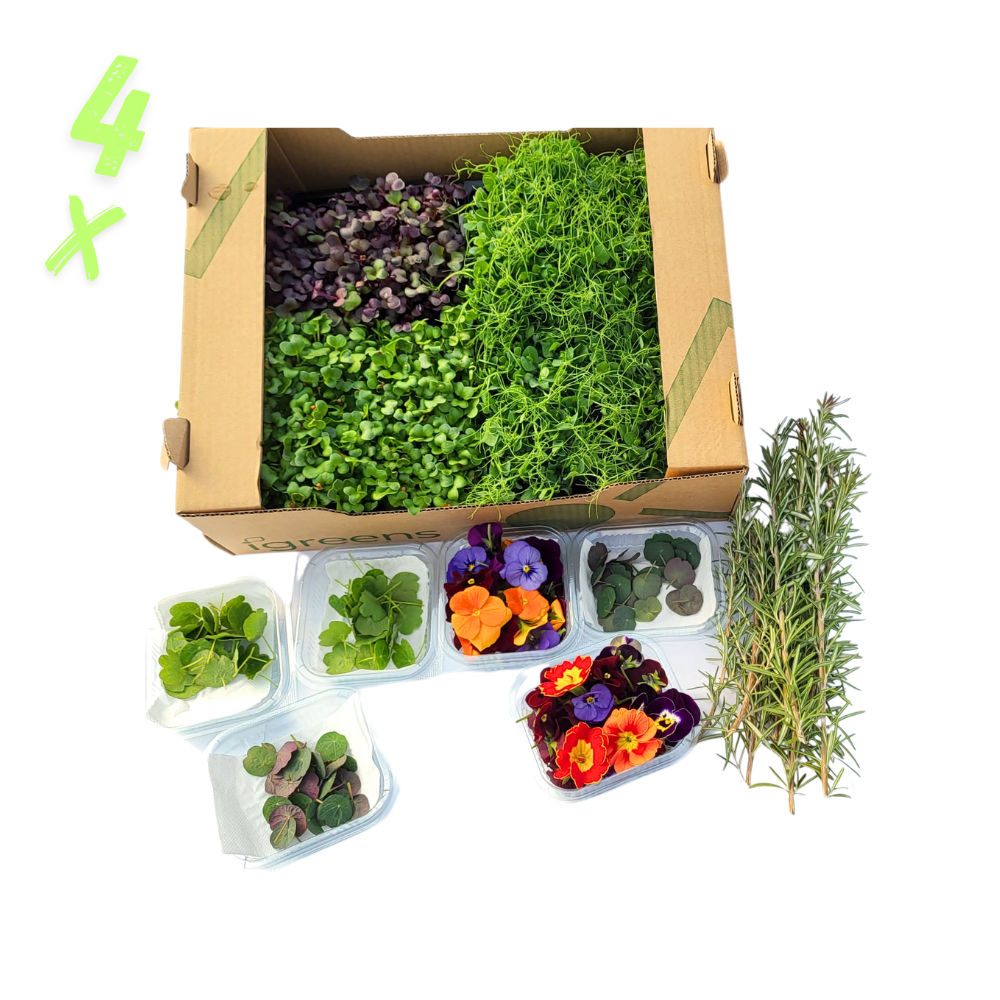 4 X  Chef's Box - 125 Ron/cutie cu livrare gratis timp de o luna .